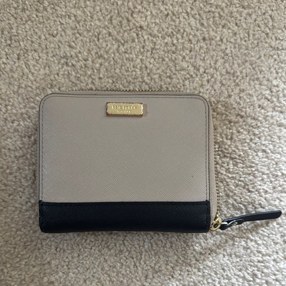 kate spade Handbags - Kate Spade Black and Mauve Wallet